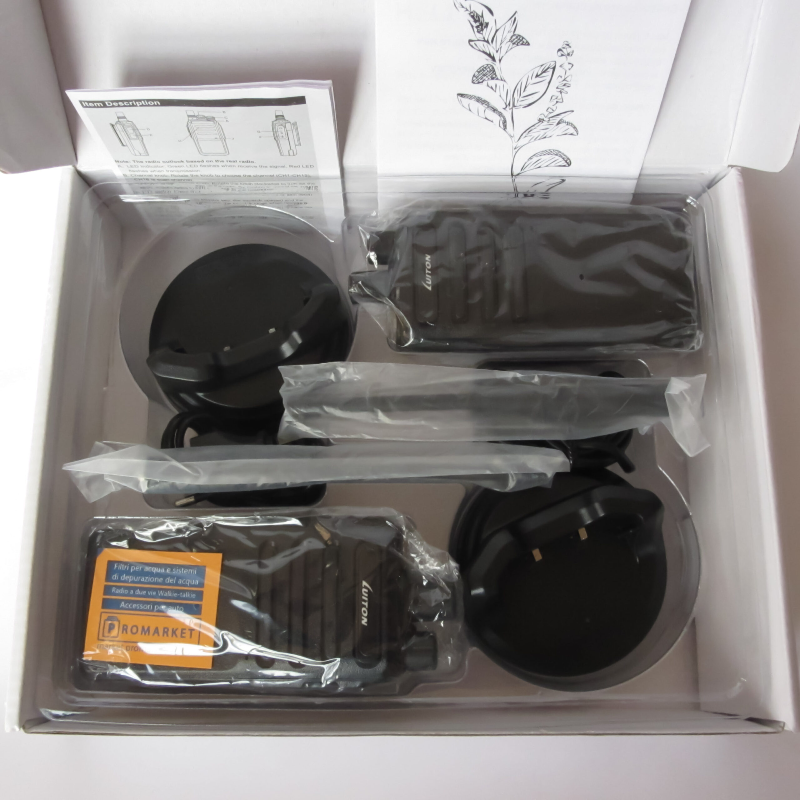 Luiton LT-458 Two-way Walkie Talkie CB PMR466 radio Luiton LT-458 Two-way Walkie Talkie CB PMR466 radio