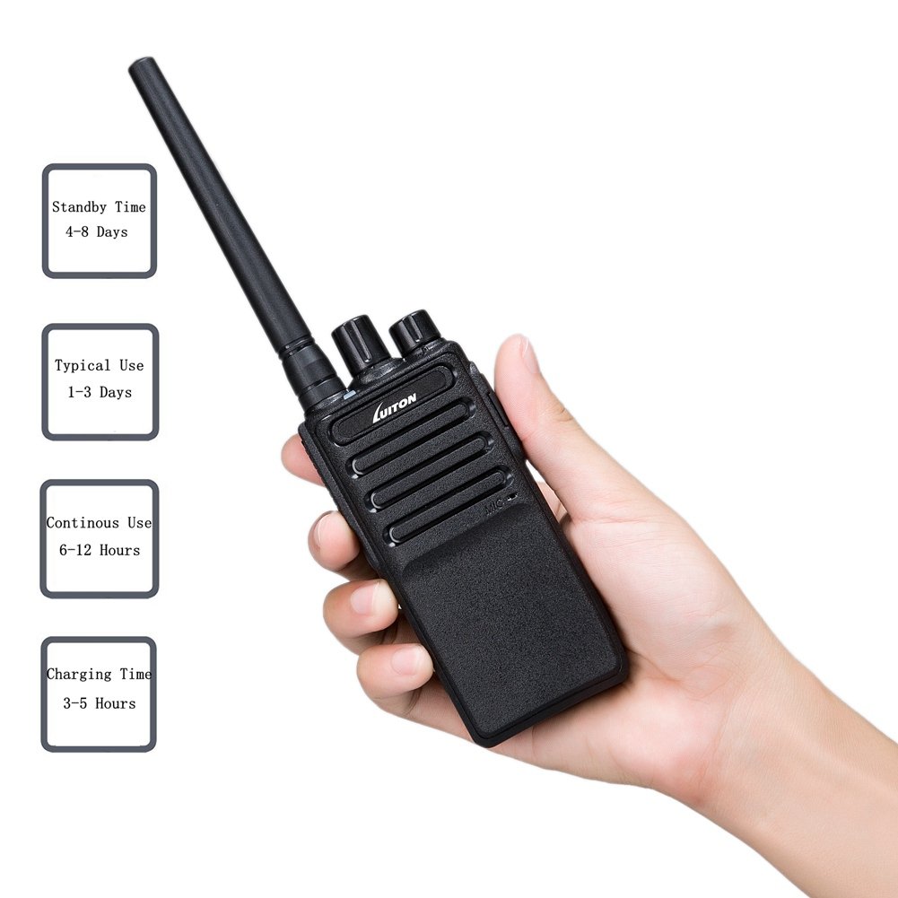 Luiton_LT_458_official Luiton LT-458 Walkie Talkie Two-way Radio a due vie CB PMR466 per professionisti, outdoor escursionismo caccia viaggio a lunga distanza - Radio a 2 vie (2 pz pacco) Versione CE