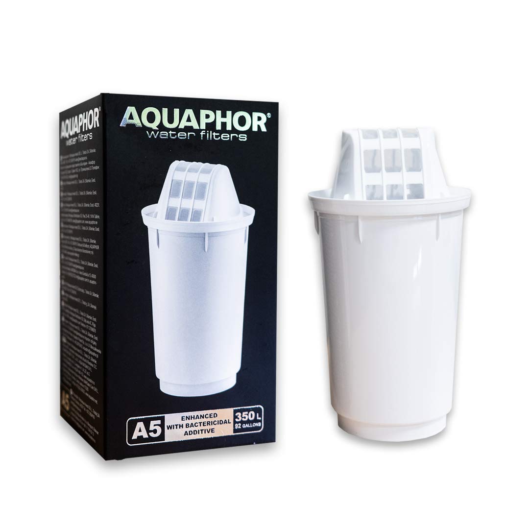 Aquaphor A5 cartucce per filtro dell' acqua di ricambio per Provance, Prestige, Atlant, sorriso e tutti B5 e B6 compatibile brocche 1 confezione Aquaphor A5 cartucce per filtro dell' acqua di ricambio per Provance, Prestige, Atlant, sorriso e tutti B5 e B6 compatibile brocche 1 confezione
