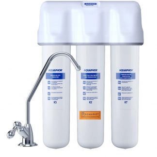 Aquaphor Crystal (version 2024) - Under the Counter Water Filter (Flow Microfiltration Purifier)