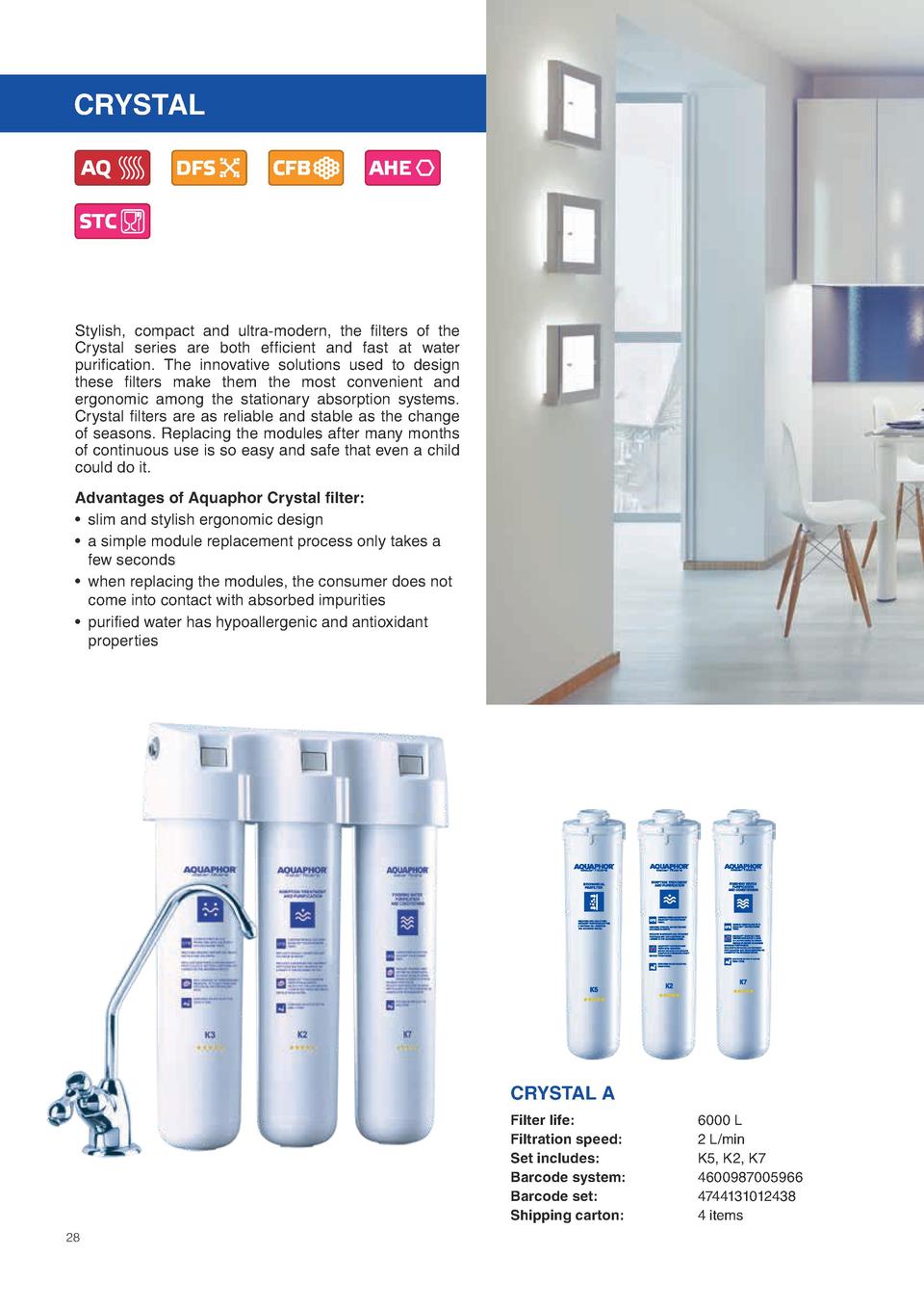 Aquaphor Crystal A water filter Aquaphor Crystal A water filter