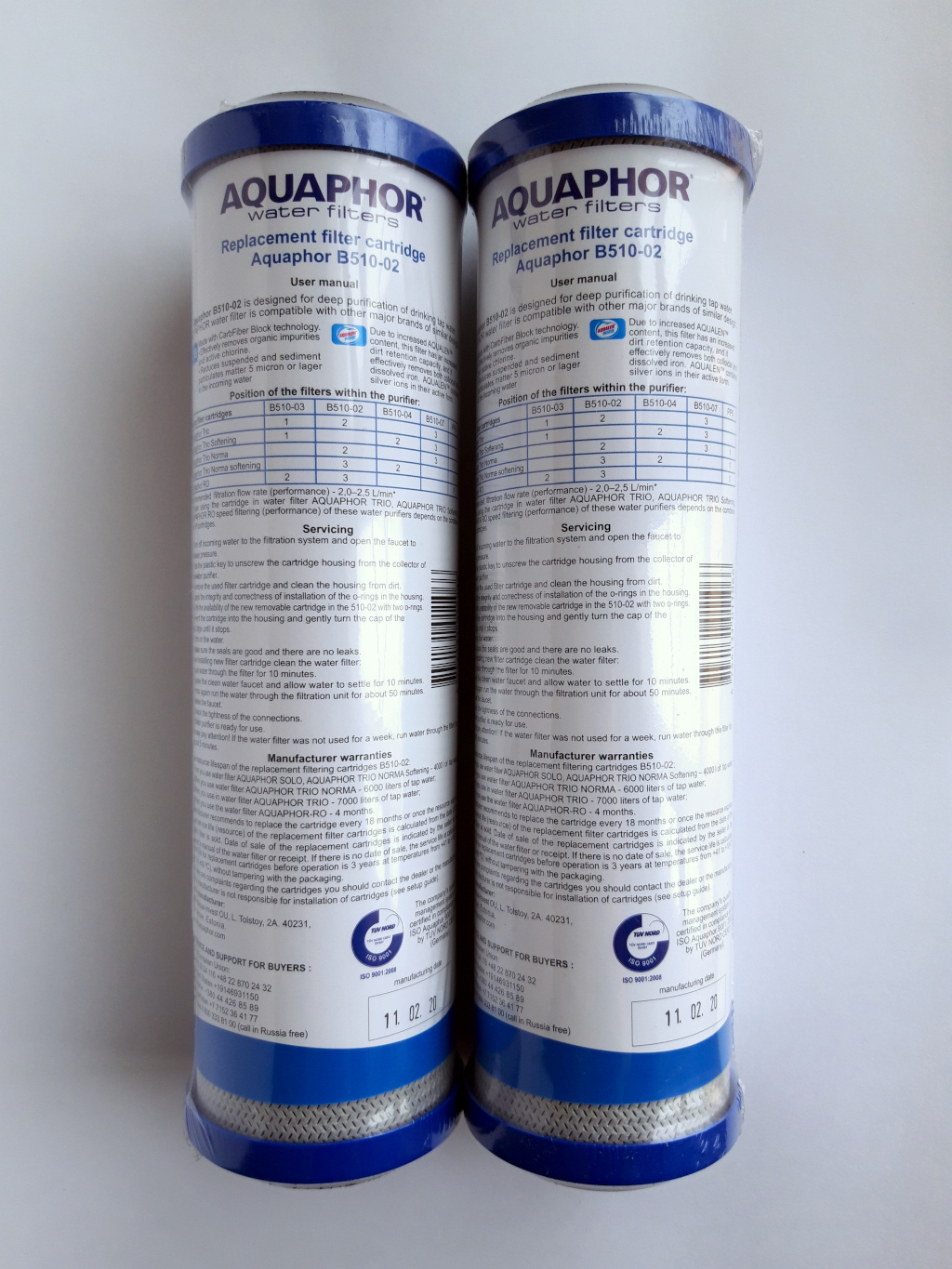 B51002x2 B510-02 kit 2 CTO filters
