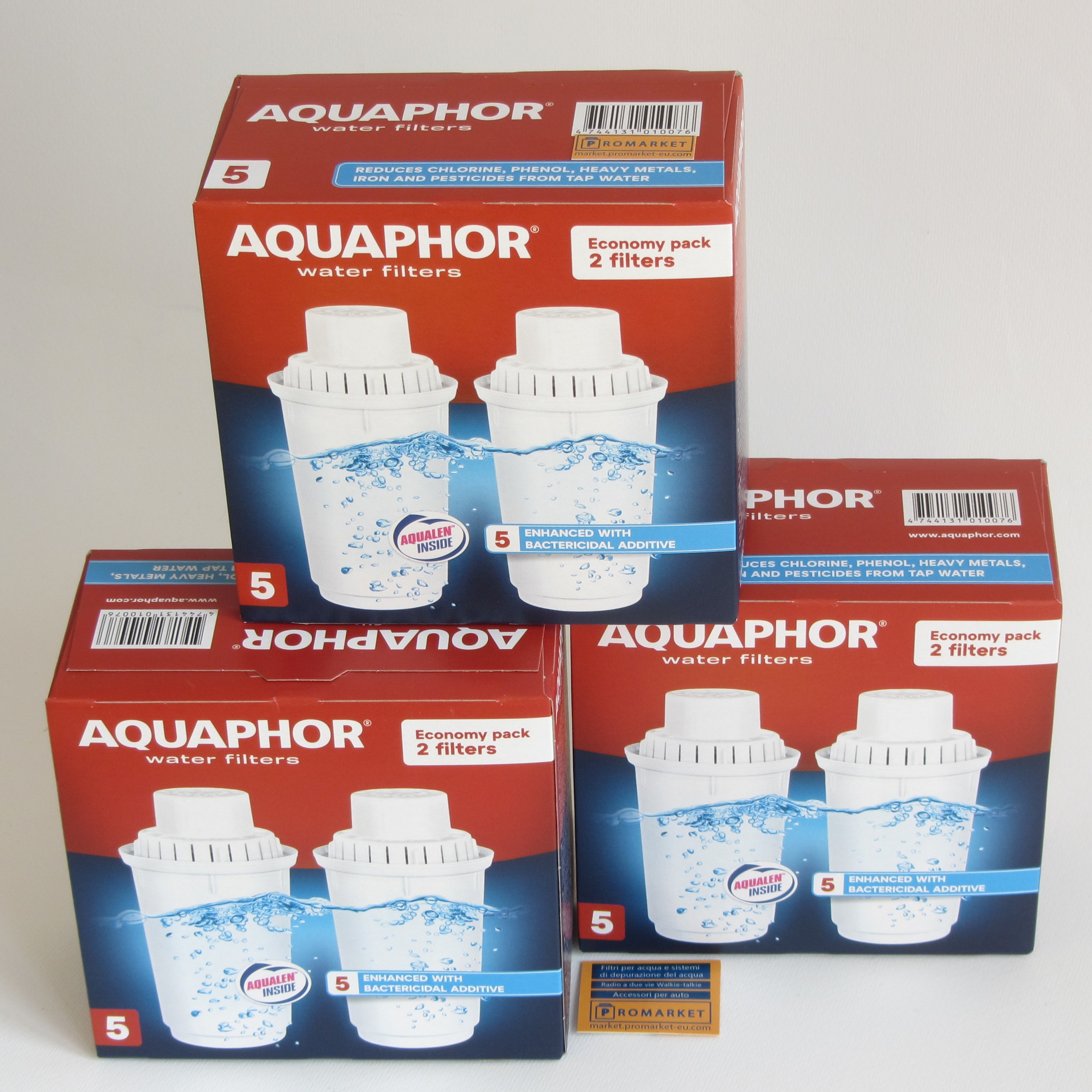 B5x6_4 Aquaphor B5 replacement feltering cartridges - economy set 6