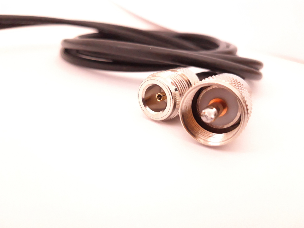 1 Meter N-UHF Cable Adapter with RG58 Coaxial Cable Low Loss 50 ohm 1 Meter N-UHF Cable Adapter with RG58 Coaxial Cable Low Loss 50 ohm