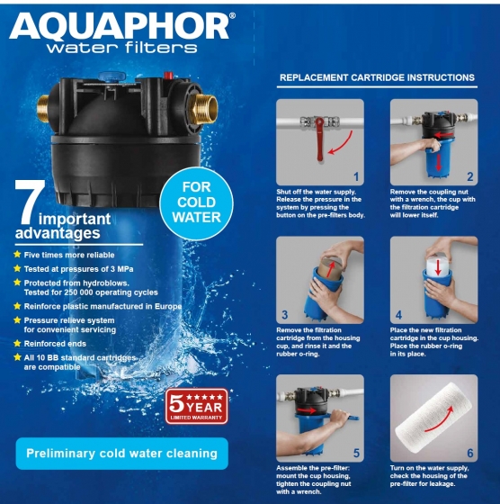 Prefiltro Aquaphor Gross Midi 10