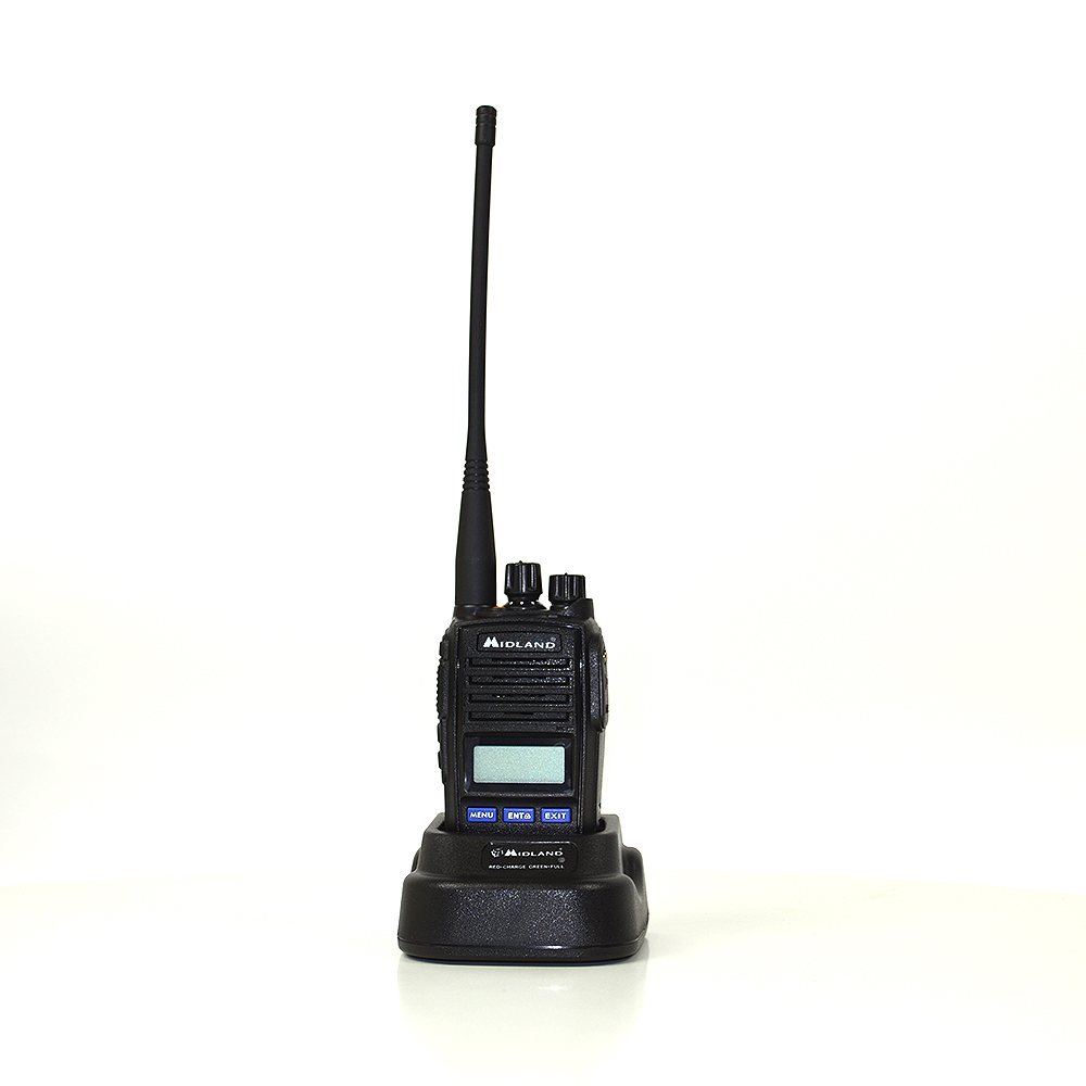C1240_5 Midland ARCTIC Portable Maritime Radio Station with accessories included Code C1240