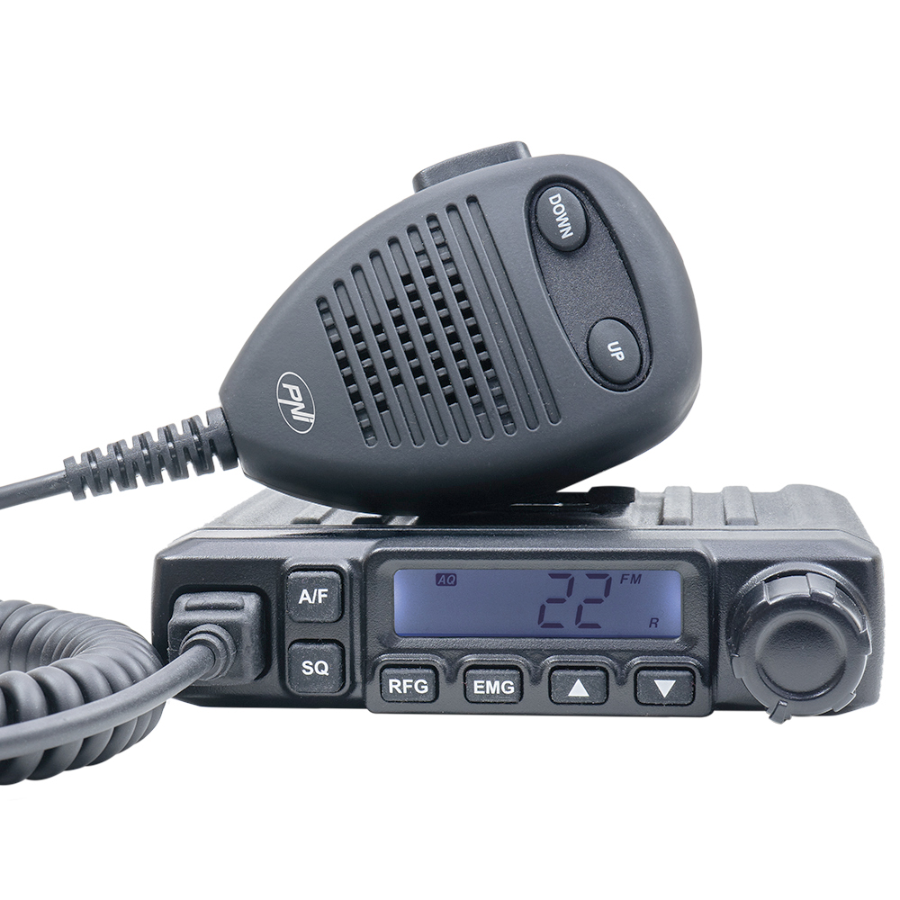 PNI-HP-6500_2 CB PNI Escort HP 6500, multistandard, 4W, AM-FM, 12V, ASQ, RF Gain, cigarette lighter included