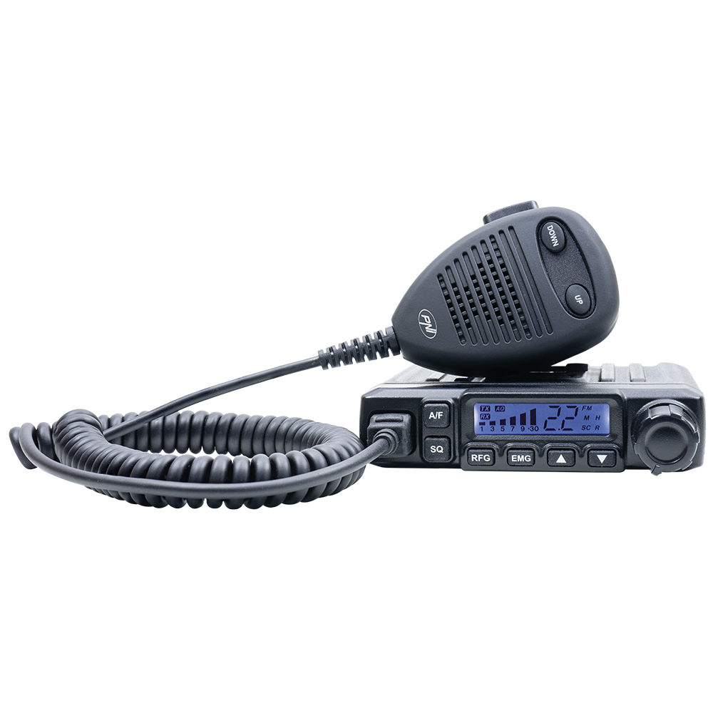PNI-HP-6500_3 CB PNI Escort HP 6500, multistandard, 4W, AM-FM, 12V, ASQ, RF Gain, cigarette lighter included