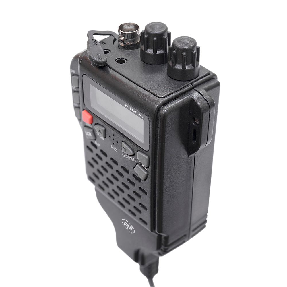 PNI-HP62_3 Portable CB radio station PNI Escort HP 62, multi standard, 4W, 12V, AM-FM, 5-level adjustable ASQ, 9-level RF gain, Dual Watch, Scan, Lock