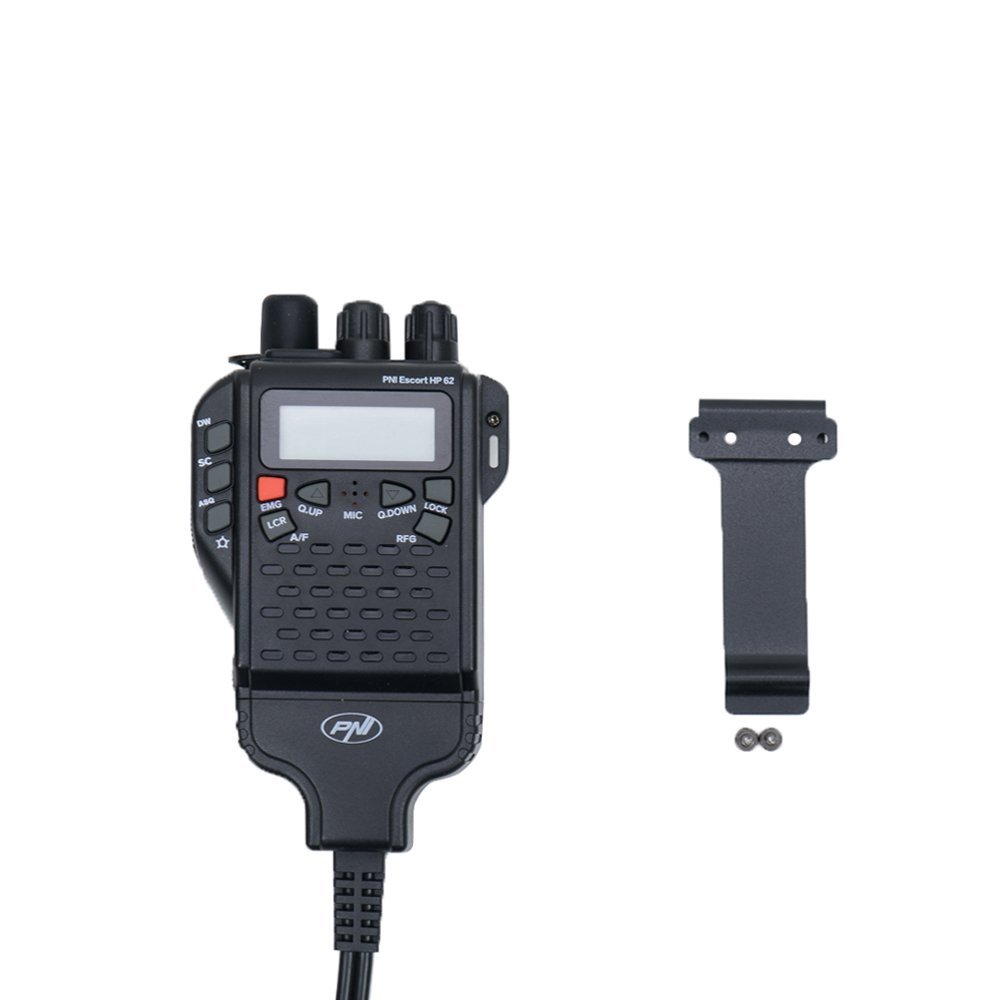 PNI-HP62_7 Portable CB radio station PNI Escort HP 62, multi standard, 4W, 12V, AM-FM, 5-level adjustable ASQ, 9-level RF gain, Dual Watch, Scan, Lock