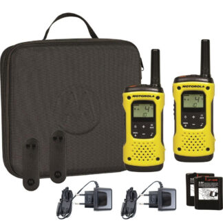 Portable PMR radio station Motorola TLKR T92 H2O IP67 set with 2 pcs Yellow