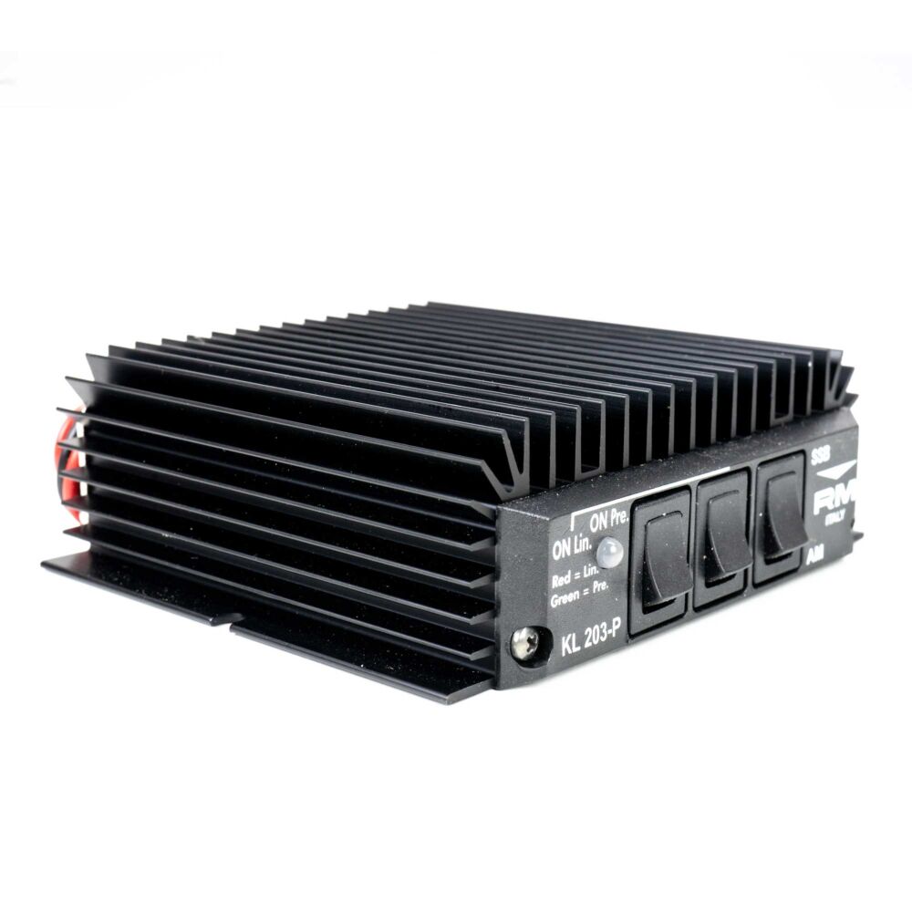 PNIKL203P_5 RM Italy RX-TX radio amplifier KL203P 28-29.7MHz, AM-FM-SSB, 100W, 12V