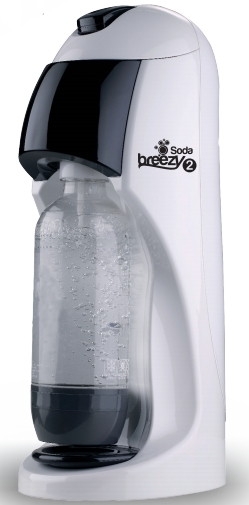 Soda Breezy 2 soda maker complete starter kit - white Soda Breezy 2 soda maker complete starter kit - white
