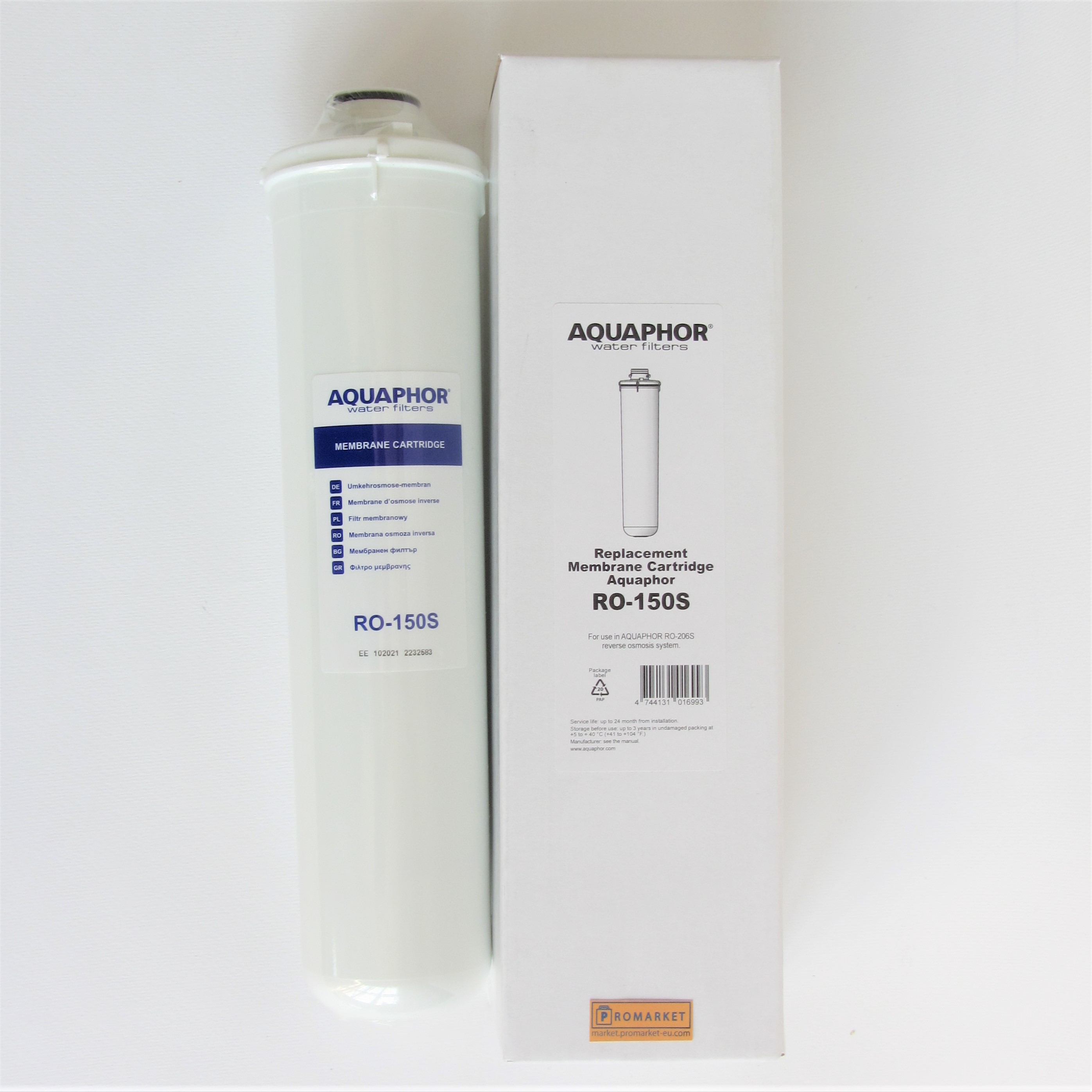 RO-150s_EN Aquaphor RO-150s (KO 150-s) reverse osmosis membrane cartridge for DWM 203s, RO-203s, RO-206s HoReCa, RO-206s (150 GPD)