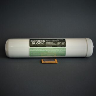 InLine Active Carbon Block Postfilter for Reverse osmosis, under-sink filters, ice-makers, refrigerators 1/4" FPT 2,5"x11" - 5 micron
