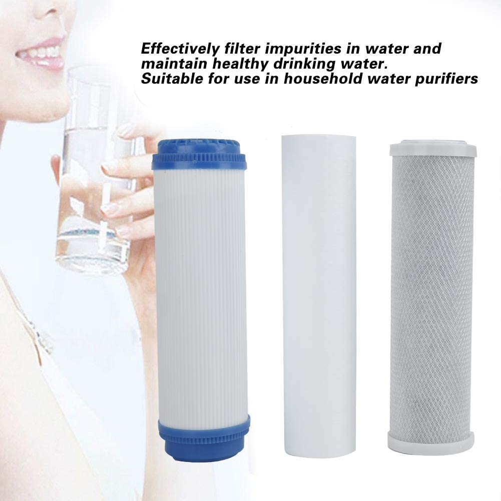 Set of replacement filters for a wide range of standard reverse osmosis systems Set of replacement filters for a wide range of standard reverse osmosis systems