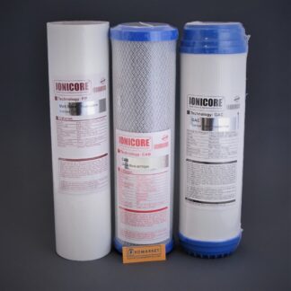 Set of replacement filters IONICORE for a wide range of standard reverse osmosis systems