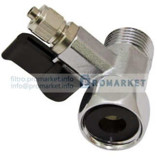 Ball valve connector 1/2 JG 1/4