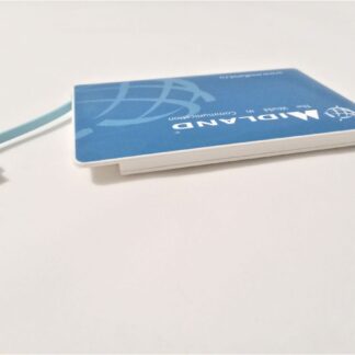 Midland micro-USB ultra-slim lightweight universal power bank 2200 MAH with a built-in cable