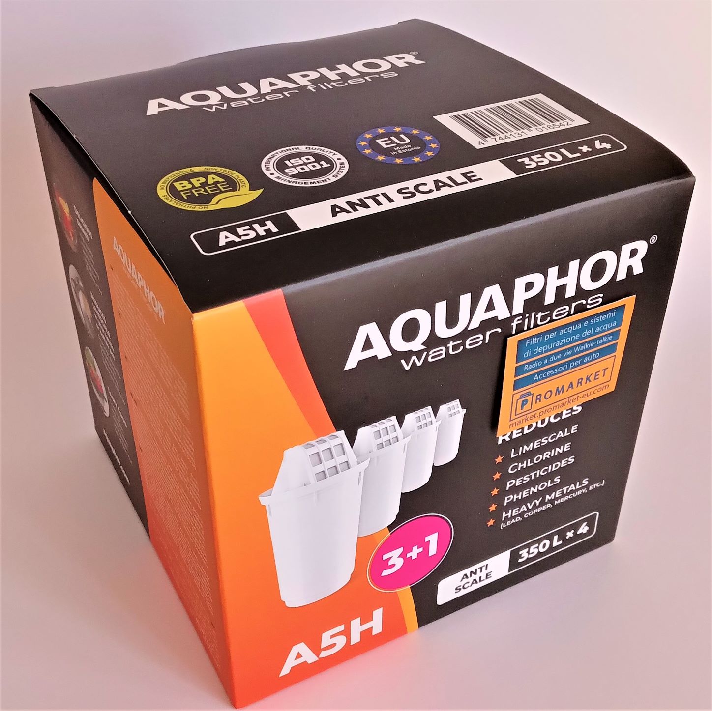 a5h_set4_2- Original Aquaphor A5H cartridge set for filtering pitchers for hard water