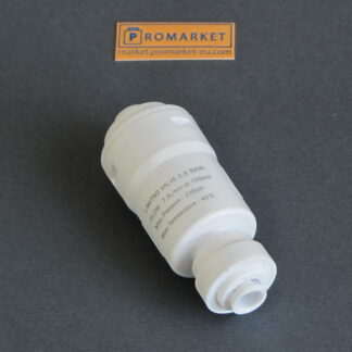 Water valve pressure limiter quick fitting JG 1/4" 2,8 bar