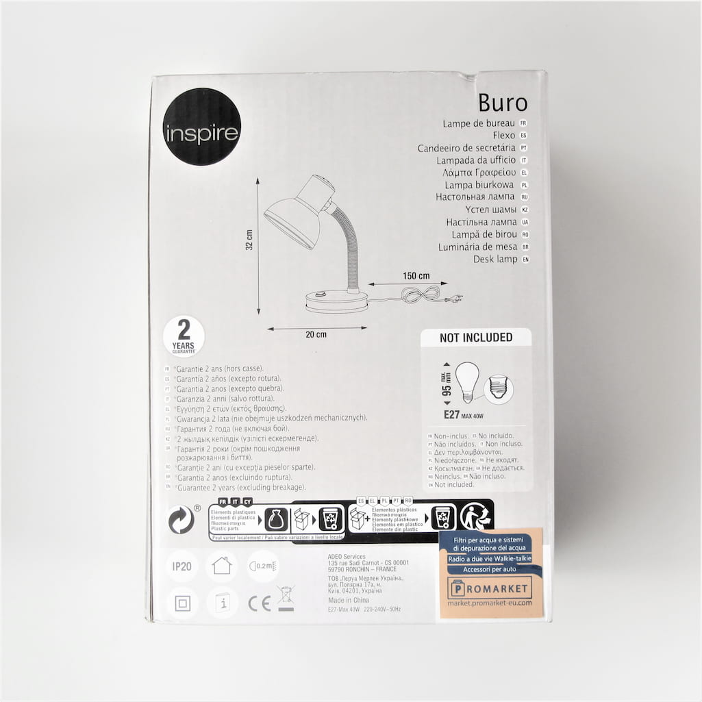 Buro_Pack_2_sq Desk lamp Inspire Buro Black