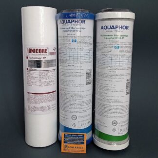 Set Replaceble Water Filters Aquaphor Trio Norma - Polipropilene Carbon Block 5 microns