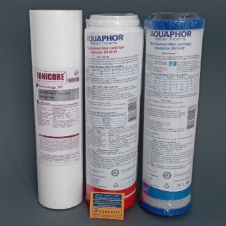 Set Replaceble Water Filters Aquaphor Trio Norma Softening - Polipropilene Carbon Block 5 microns