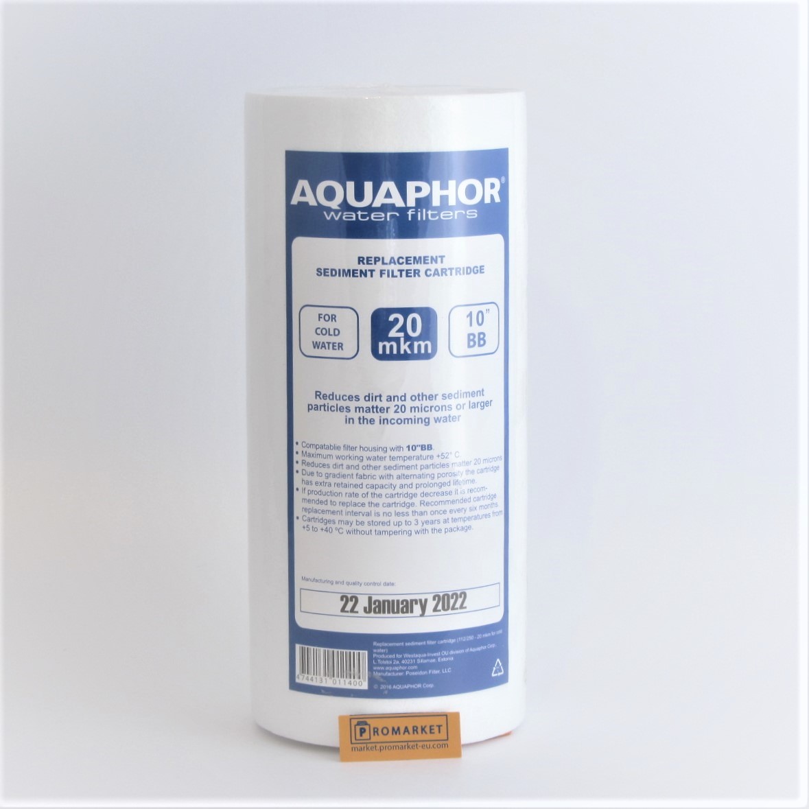 EFG-10-BB-20mk-2 Aquaphor 10 inch BB polypropylene sediment filter for Gross Midi and similar EFG 112/250