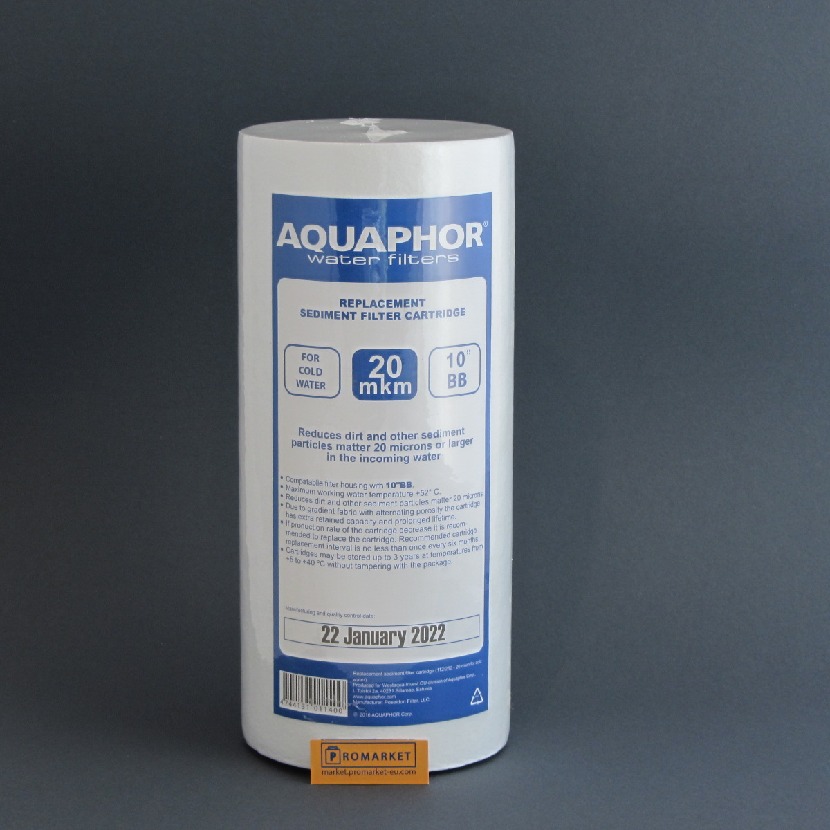 EFG-10-BB-20mk Aquaphor 10 inch BB polypropylene sediment filter for Gross Midi and similar EFG 112/250