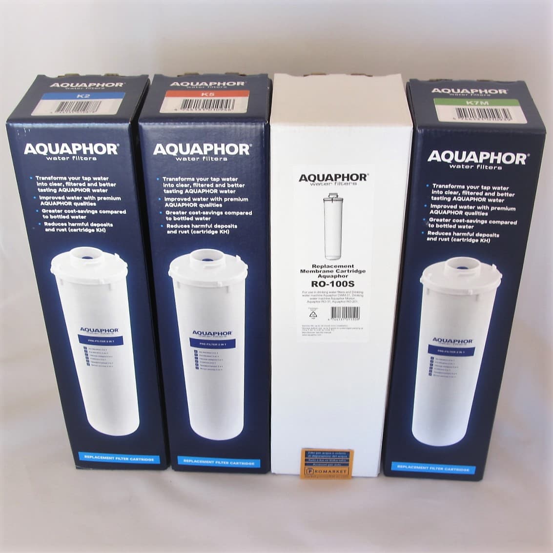 K2-K5-RO100s-K7M-r Aquaphor filters set for RO-102s K2-K5-RO100s-K7M