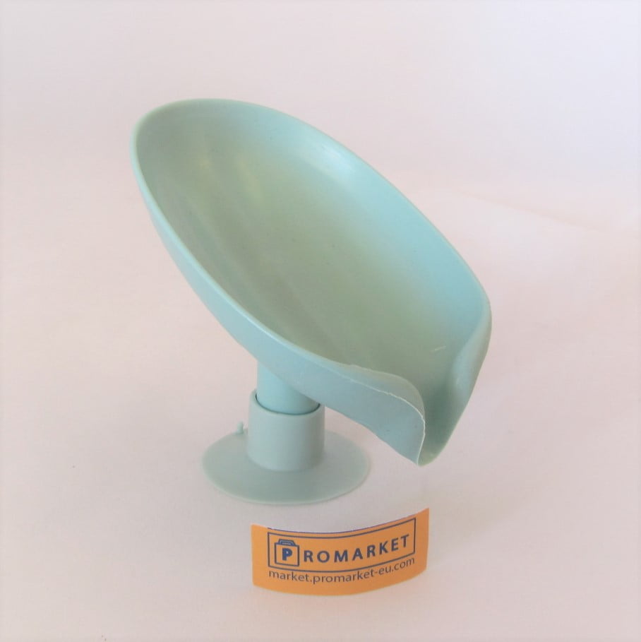 Soap-Holder1-r Magic Soap Holder ProMarket EverDry Lotus Leaf Shape Color Olive - economy set of 2 pieces