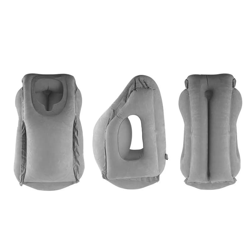 Pillow_3_r ProMarket Inflatable Travel Pillow - portable headrest cushion chin support pillow for airplane car office rest nap