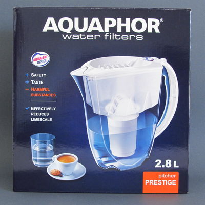 prestigeA5_box_400 Aquaphor Prestige 2.8 Litres Water Filter Jug (pitcher) with original A5 and A5H filters