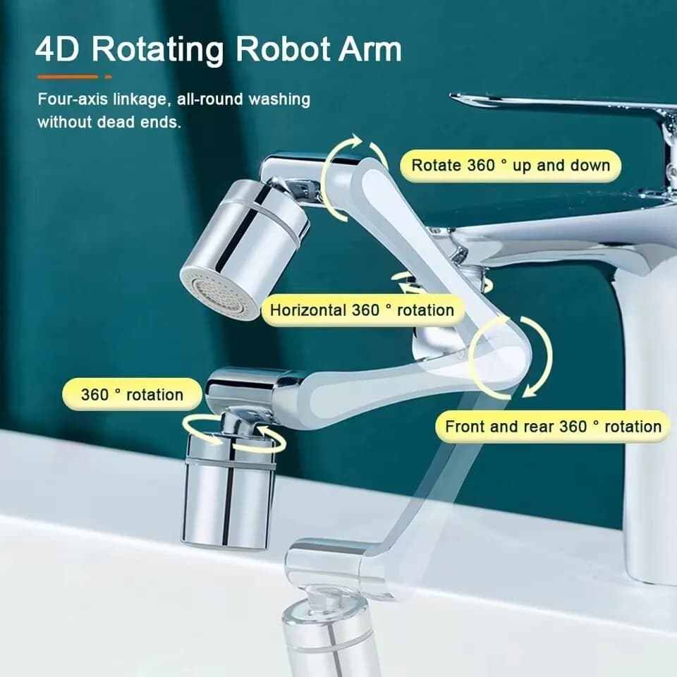 Tap_Extender_6 ProMarket Universal Rotation Extender Faucet Aerator for Kitchen or Bathroom Washbasin Tap Faucet