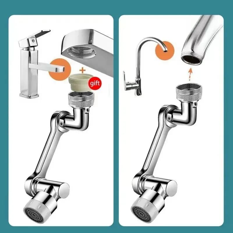 Tap_Extender_8 ProMarket Universal Rotation Extender Faucet Aerator for Kitchen or Bathroom Washbasin Tap Faucet