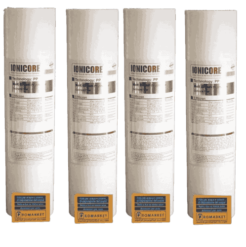 IC_PP5_04002010_4_ Economy pack - 4 pieces Ionicore cartridges 10″ - 5 micron melt blown