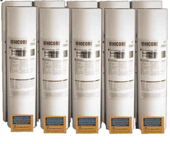 IC_PP5_04002010_bl_10_1 Ionicore cartridges 10″ - 5 micron melt blown polypropylene