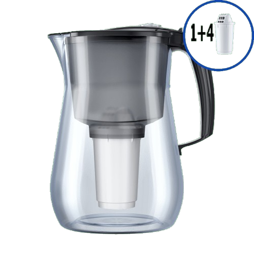 AQ_provance_black_5_c Filter Jug with 5 Cartridges A5