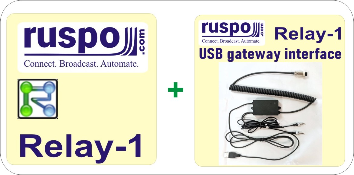 Ruspo-Relay-1-Gateway-interface-bundle-card PC to CB radio Gateway Hardware Interface, Ruspo Relay-1 included bundle