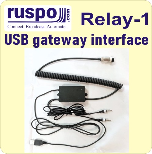 Ruspo-Relay-1-Gateway-interface-card PC to CB radio Gateway Hardware Interface, Ruspo Relay-1 compatible