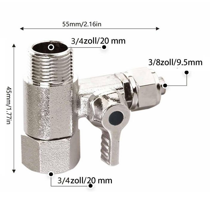 Water_Connection_Adapter_3_8_p1 3/8" T-Piece Water Adapter
