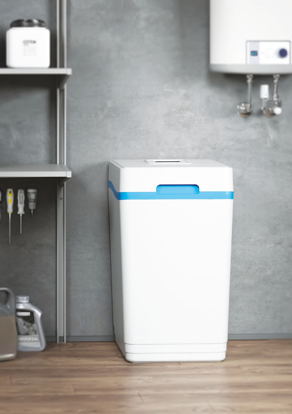 AQ-Softener AQUAPHOR S - compact whole house water softener for homes cafes bars offices salons and plumbers