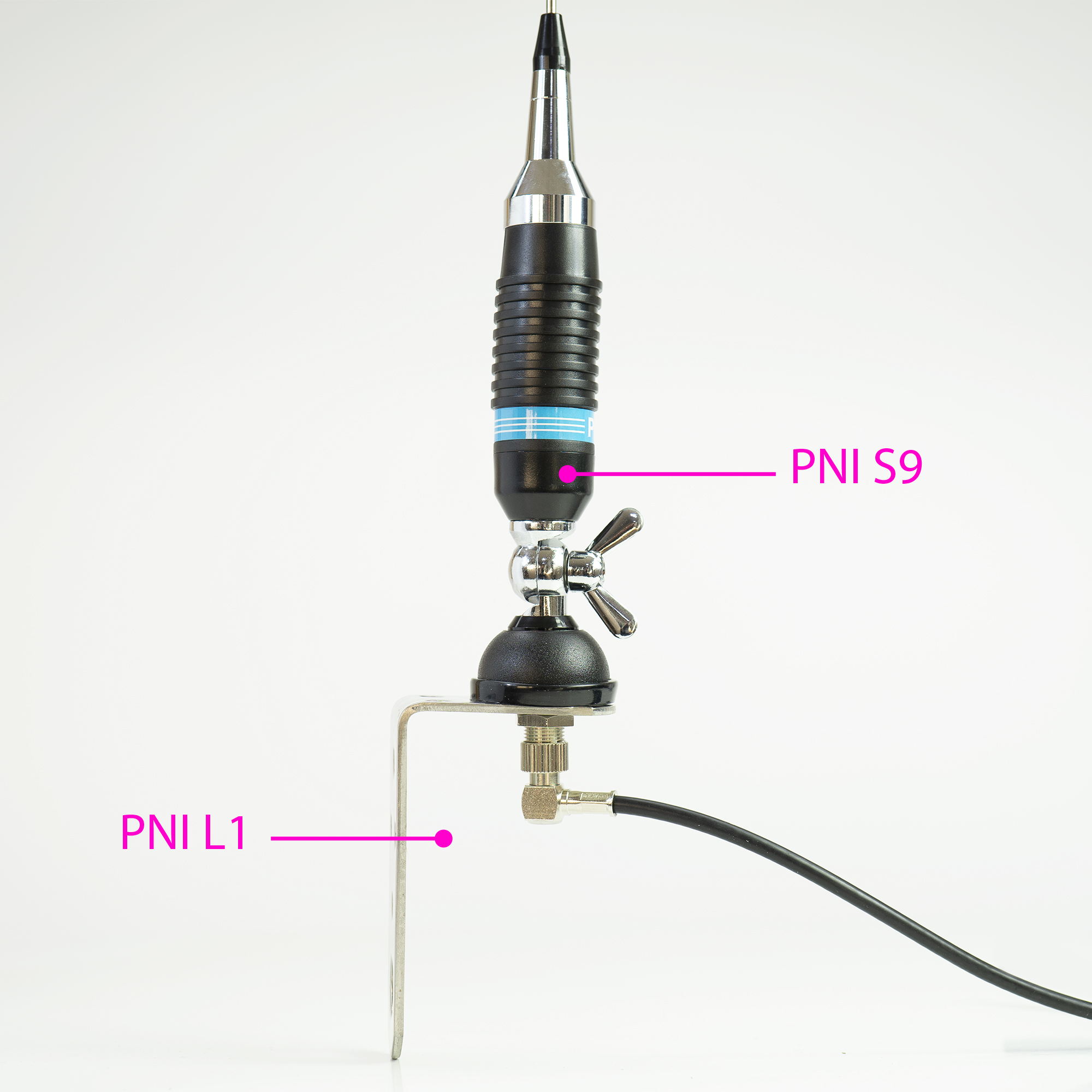 Antenna CB PNI S9 with butterfly length 120 cm with RG58 cable 4m – view 9 Antenna CB PNI S9 with butterfly length 120 cm with RG58 cable 4m – view 9