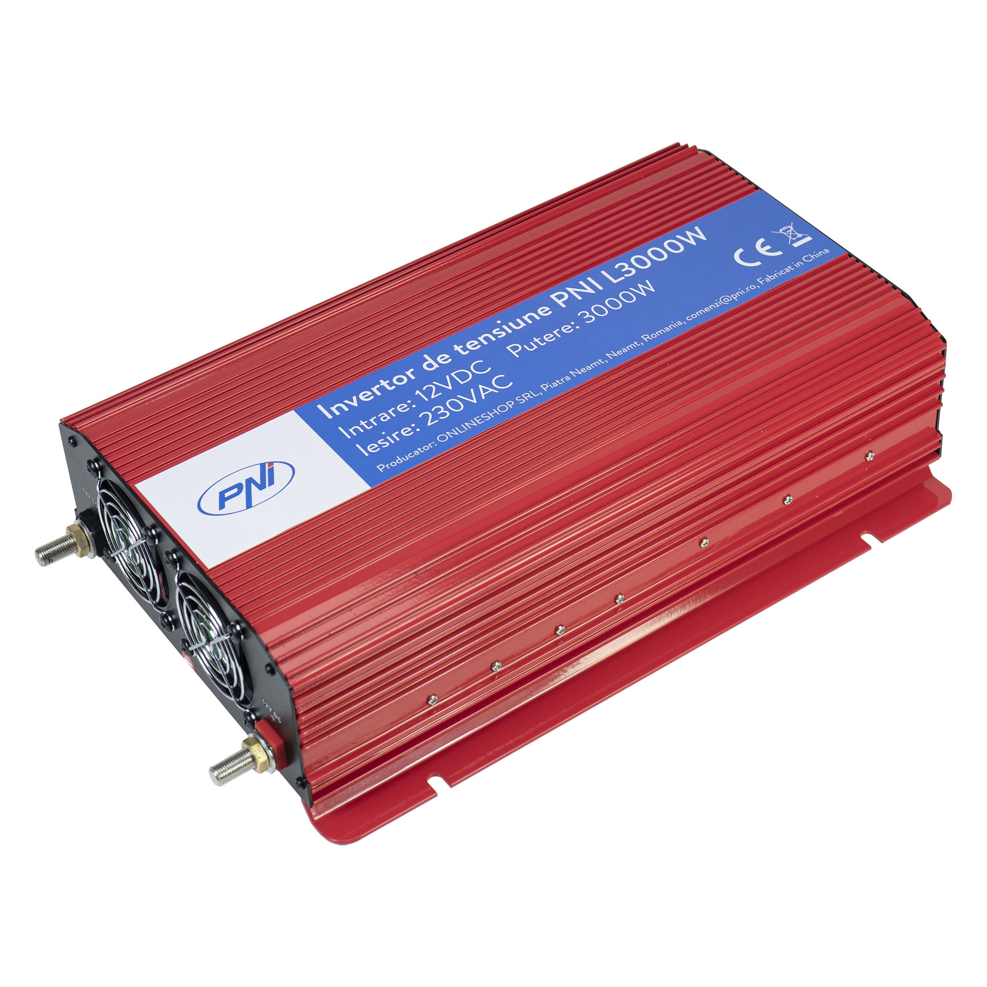 Inverter voltage PNI L3000W power supply 12V 230V output – view 3 Inverter voltage PNI L3000W power supply 12V 230V output – view 3