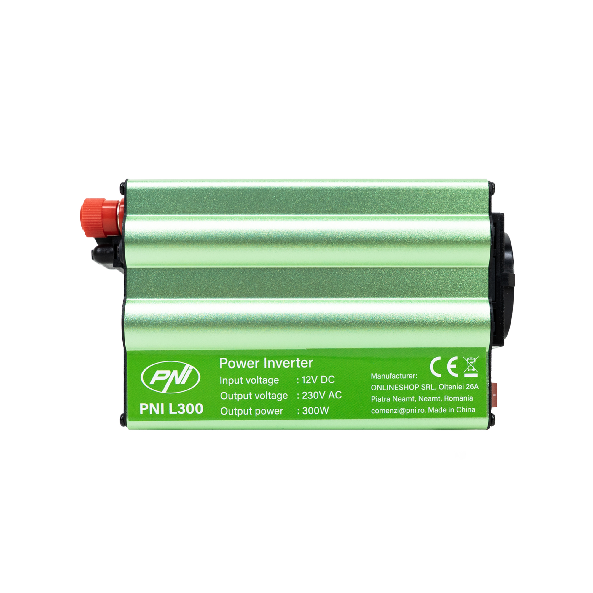 Voltage inverter PNI L300 12V supply 230V output 300W – view 4 Voltage inverter PNI L300 12V supply 230V output 300W – view 4