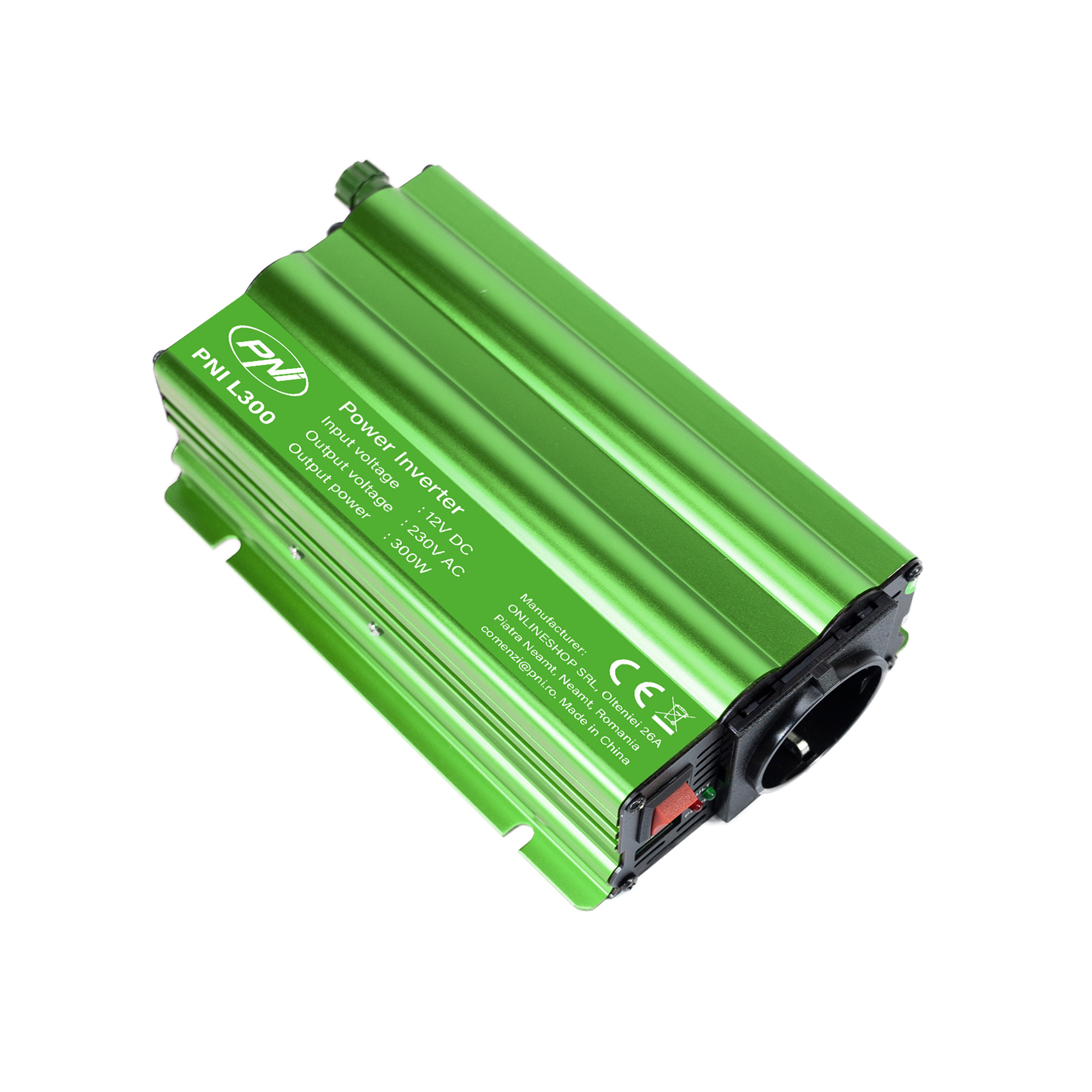 Voltage inverter PNI L300 12V supply 230V output 300W – view 6 Voltage inverter PNI L300 12V supply 230V output 300W – view 6
