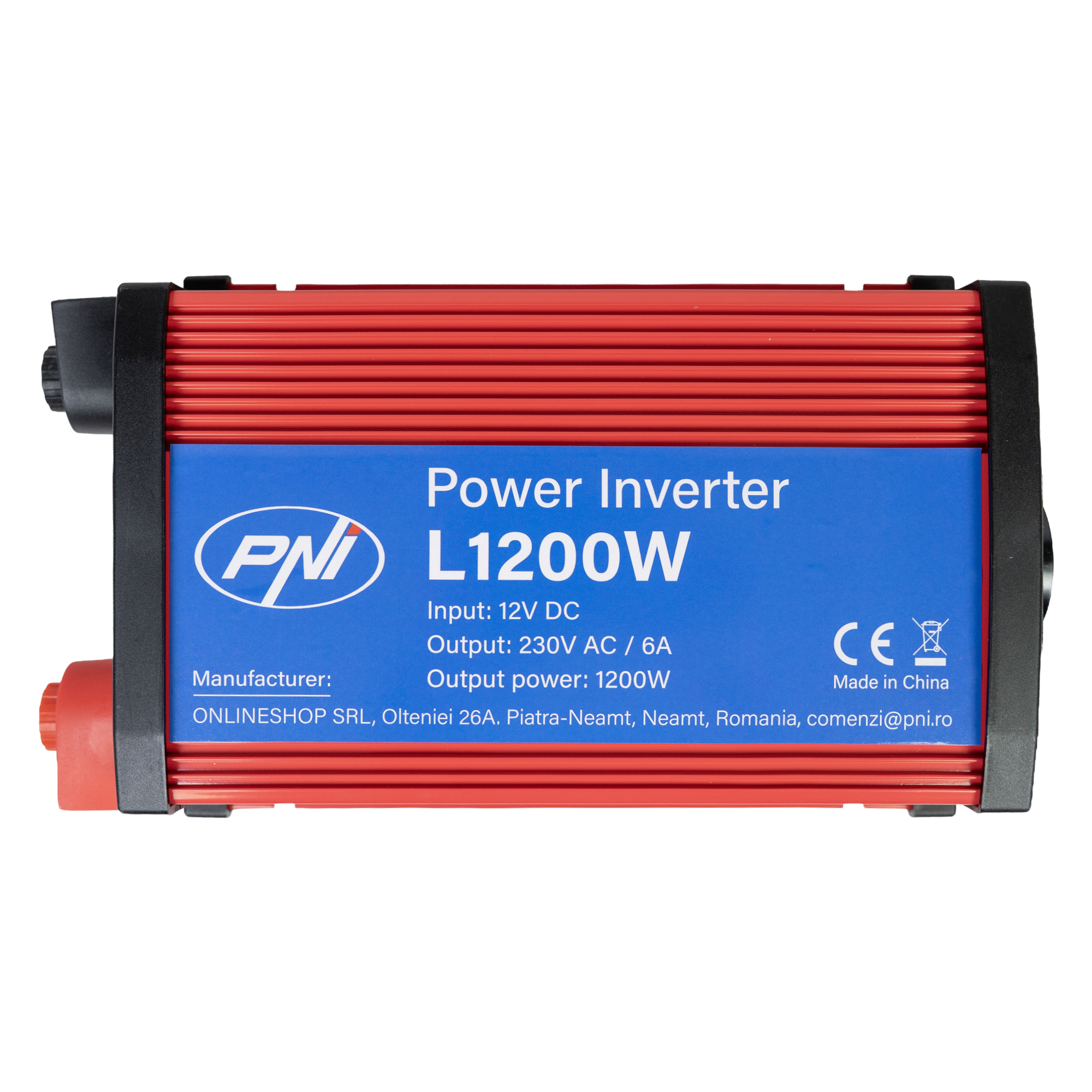 PNI voltage inverter L1200W power supply 12V 230V output – view 4 PNI voltage inverter L1200W power supply 12V 230V output – view 4